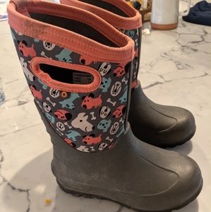 Bogs girls multicolor snow boots